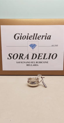 Ciotolina Porta Sale In Cristallo E Argento - 025