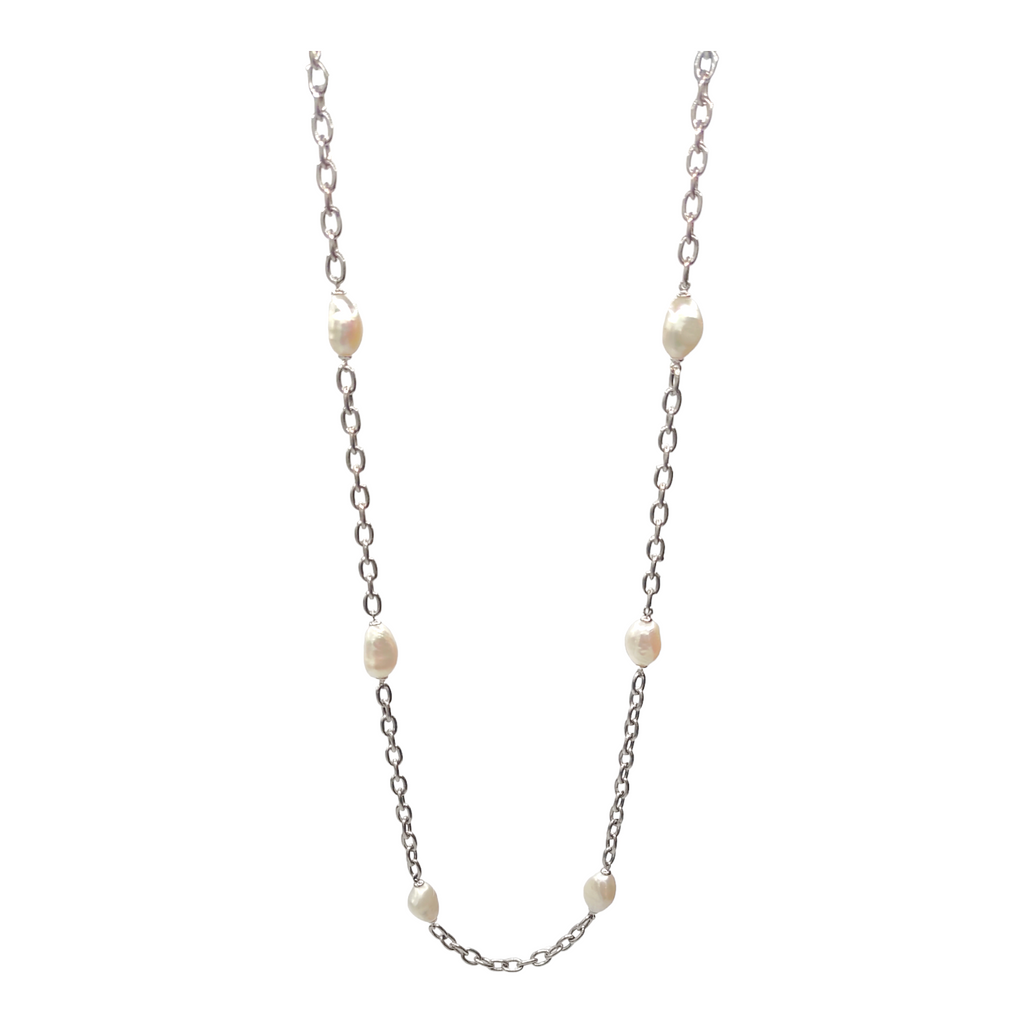 Collana In Argento E Perle Nimei - CL1533N