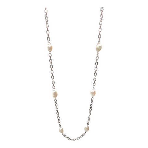 Collana In Argento E Perle Nimei - CL1533N