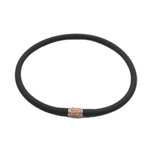 Bracciale In Caucciù E Zirconi - BR0015