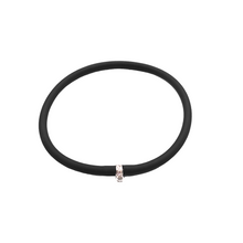 Bracciale In Caucciù E Zirconi - BR00148