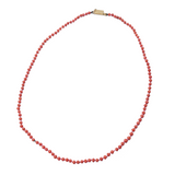 Collana In Corallo Rosso E Oro - COR008