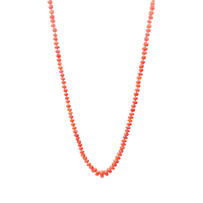 Collana In Corallo Rosso E Oro - COR009