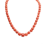 Collana In Corallo Rosso E Oro - COR010
