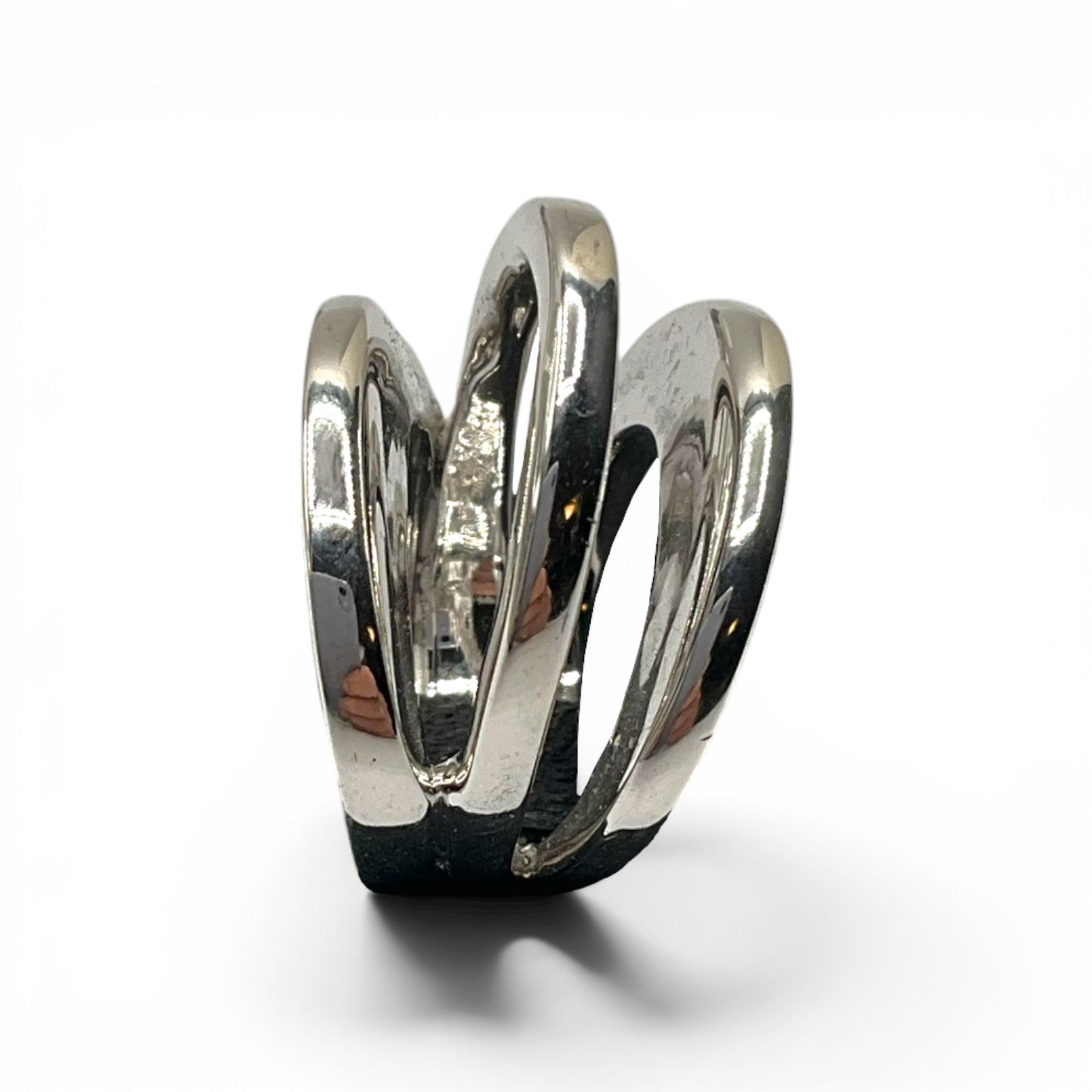 Anello Donna Argento Lucido Archi - AA10406