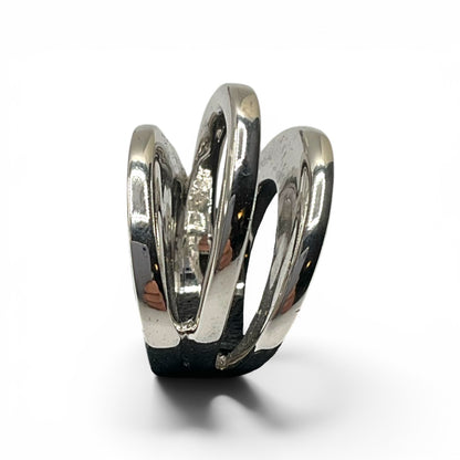 Anello Donna Argento Lucido Archi - AA10406