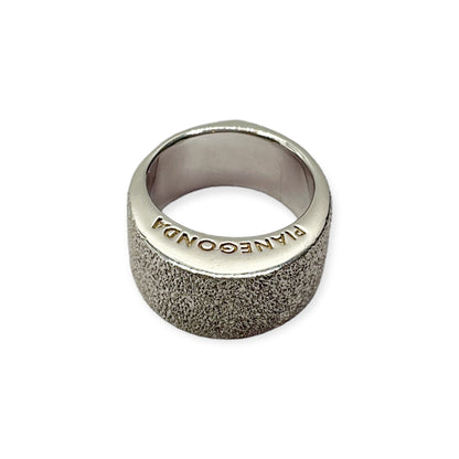 Anello a Fascia Donna Sabbiato in Argento - AA010434