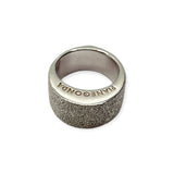 Anello a Fascia Donna Sabbiato in Argento - AA010434