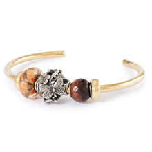 Occhio di Tigre Rosso Rotondo Sfaccettato Trollbeads - TSTBE-00045