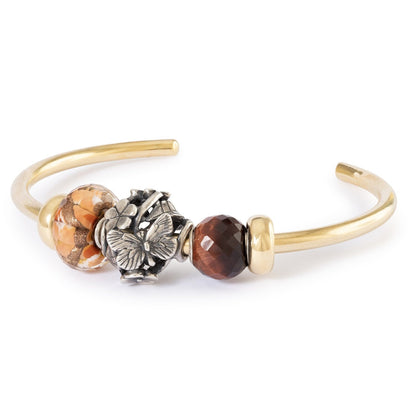 Occhio di Tigre Rosso Rotondo Sfaccettato Trollbeads - TSTBE-00045