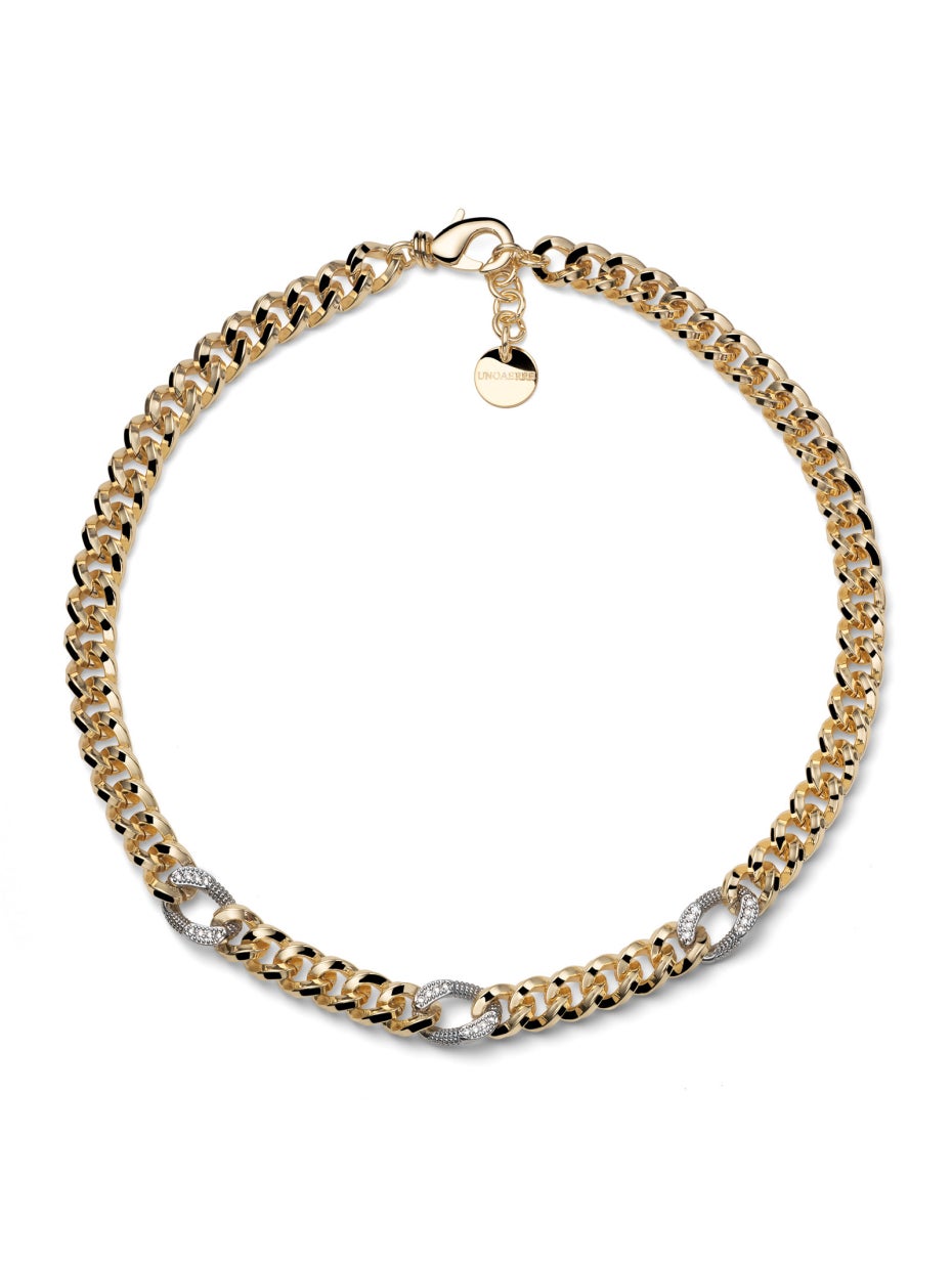 Collana Donna Unoaerre Grumetta con Cristalli - 000EXH5784000