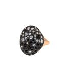 Anello Donna Pavè Scudo Ovale Alisei Gioielli - A118
