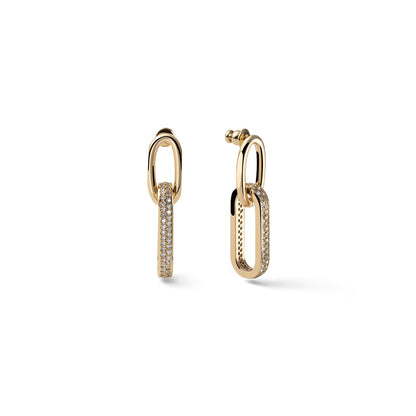Orecchini Donna catena con zirconi di Unoaerre Aria - 000EXO4778000