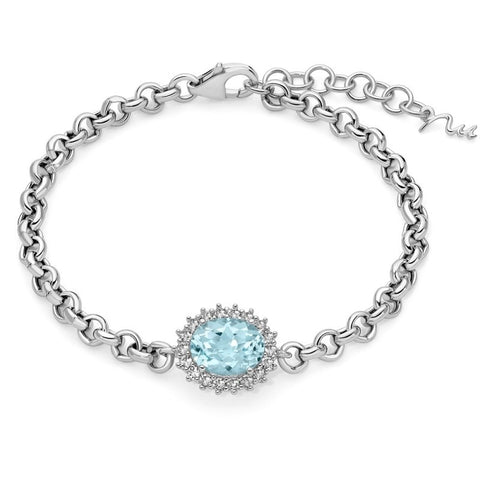 Bracciale Donna Miluna Ovale Gemma del Cielo - BRD1023