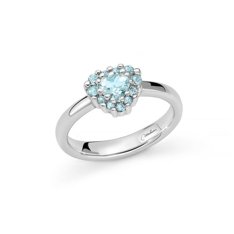 Anello Donna Miluna Cuore Gemma del Cielo - LID3860