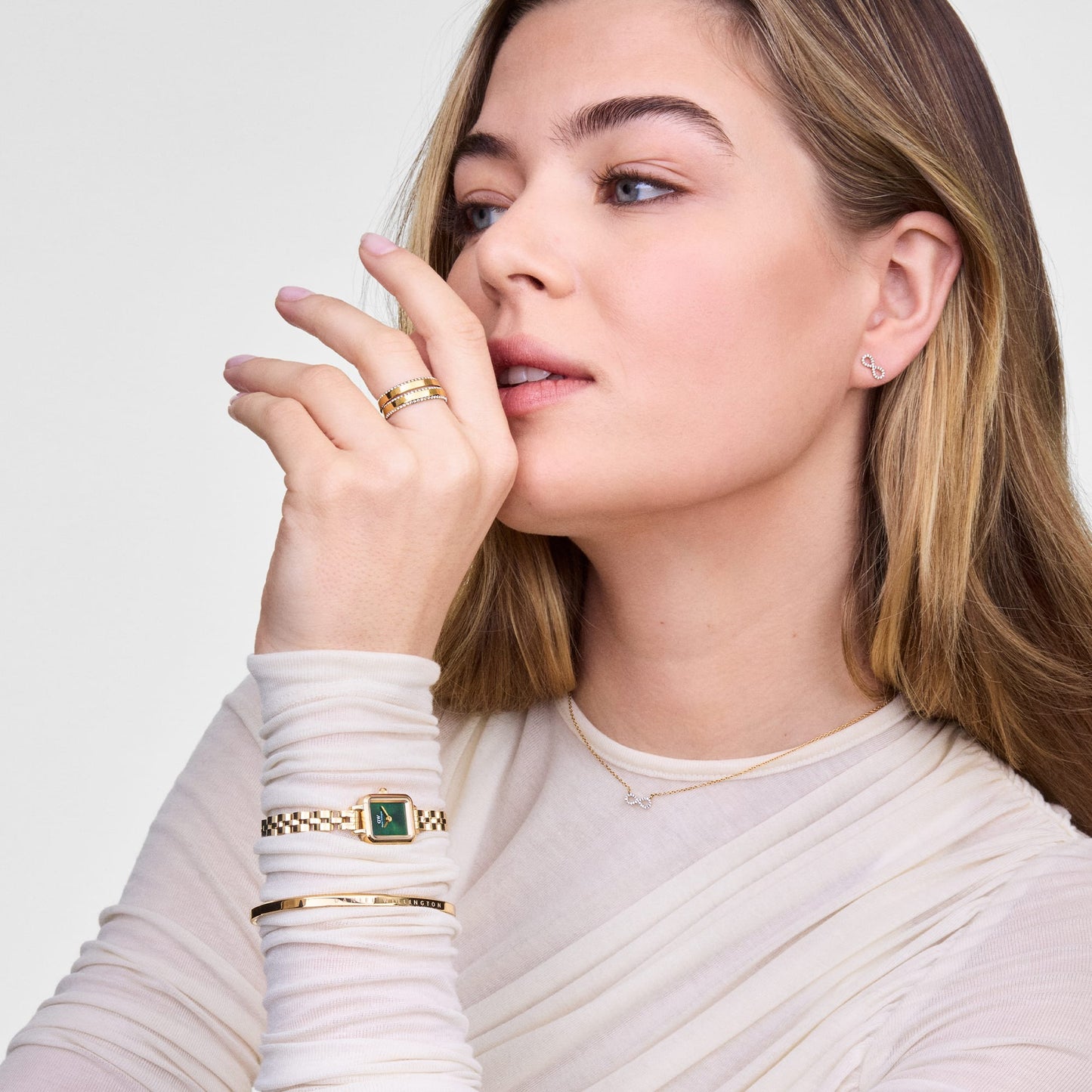 Orologio Donna Daniel Wellington Mini Arch 3-Link - DW00100845
