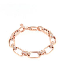 Bracciale Donna Losanghe Maxi Pavè Alisei Gioielli - B225