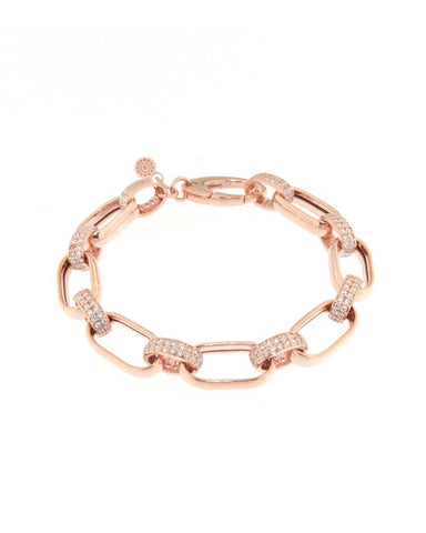 Bracciale Donna Losanghe Maxi Pavè Alisei Gioielli - B225