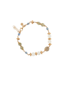 Bracciale Donna Agata Grigia, Labradorite e Giada Alisei Gioielli - B395