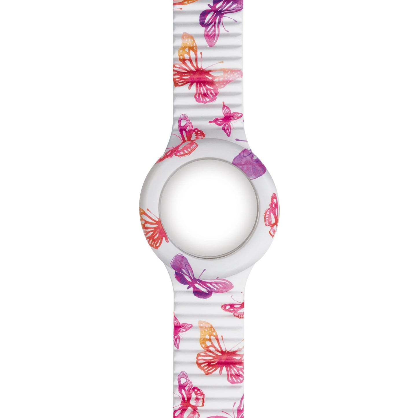 Cinturino Hip Hop in silicone Animal Addicted Farfalle - HBU1058