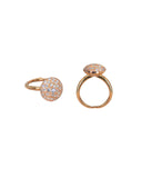Anello Donna Tondo Bombato Pavè Grande Alisei Gioielli - A126