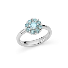 Anello Donna Miluna Fiore Piccolo Gemma del Cielo - LID3850