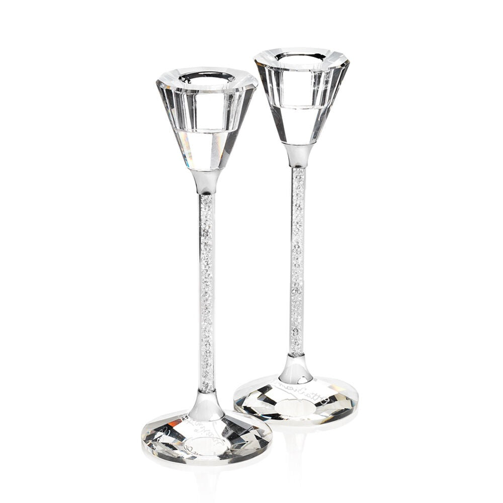 Coppia di Candelieri Ottaviani in Cristallo - 80871