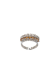 Anello Da Donna In Argento E Cristalli - 404