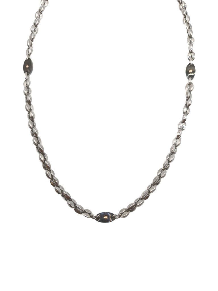Collana In Acciaio  Rosso Amante - UCO505AR