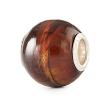 Occhio di Tigre Rosso Rotondo Trollbeads - TSTBE-00044