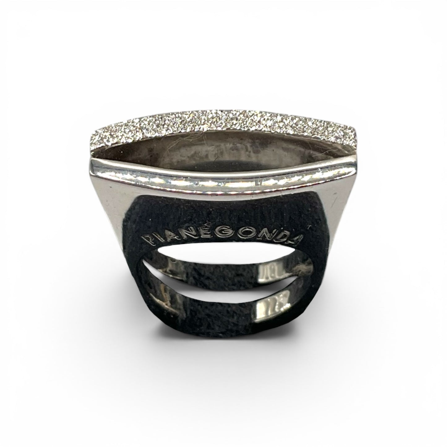 Anello Donna Argento Lucido e Sabbiato - AA10409