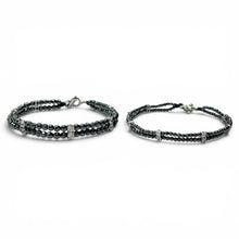 Bracciale Spadarella ematite e zirconi bianchi SPBR779