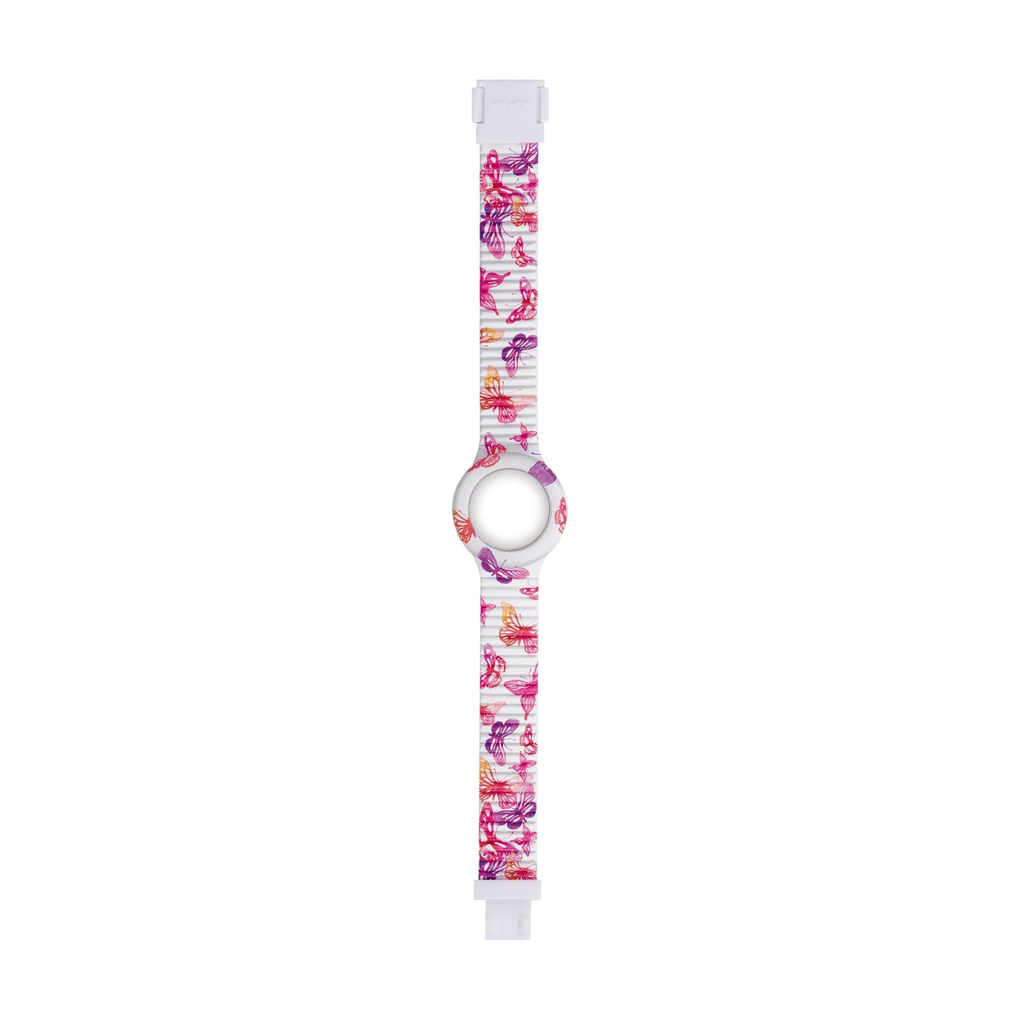 Cinturino Hip Hop in silicone Animal Addicted Farfalle - HBU1058