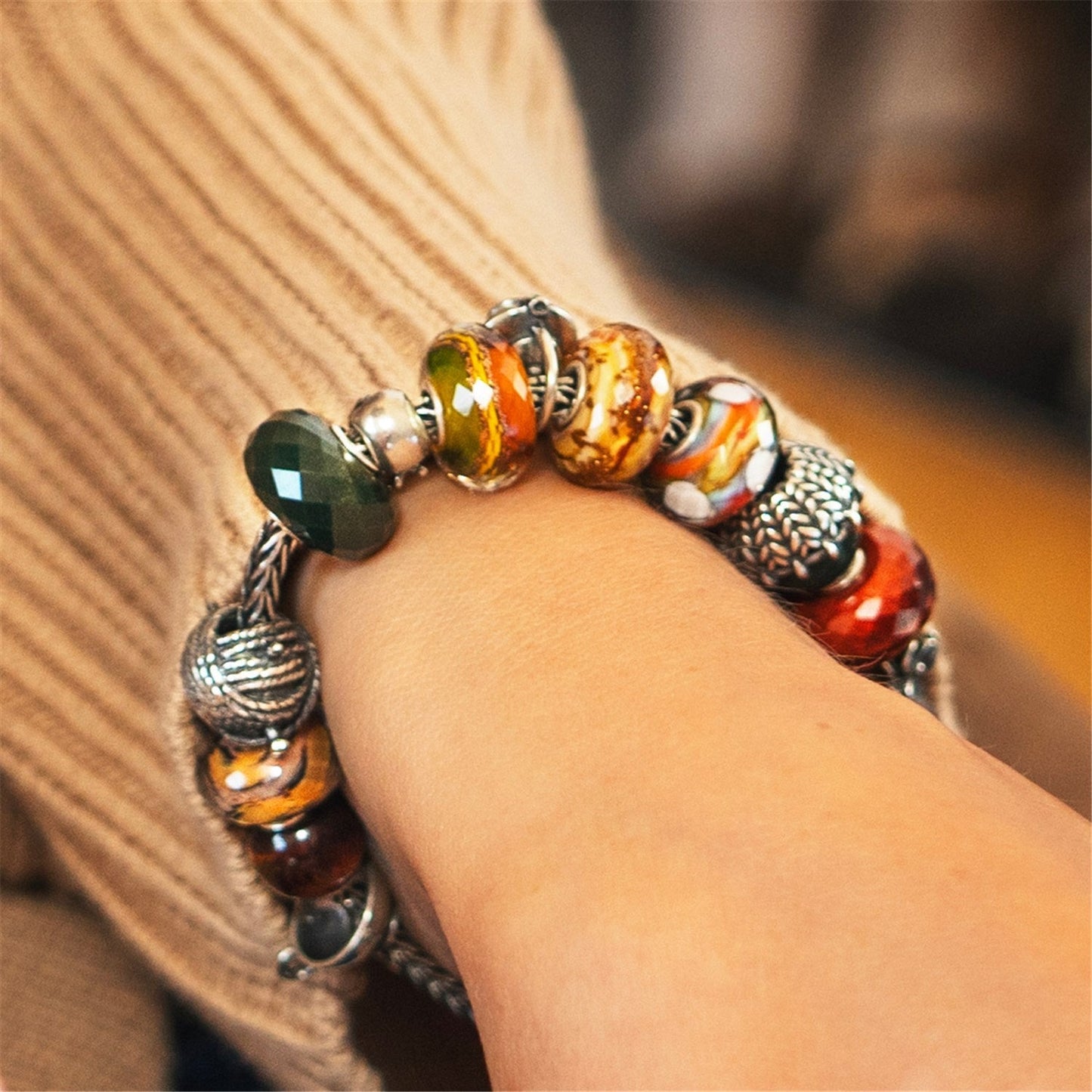 Calcedonio Verde Trollbeads - TSTBE-20046