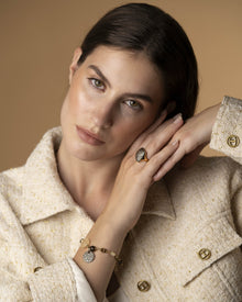 Bracciale Donna Fumè, Citrino e Madreperla Alisei Gioielli - B394