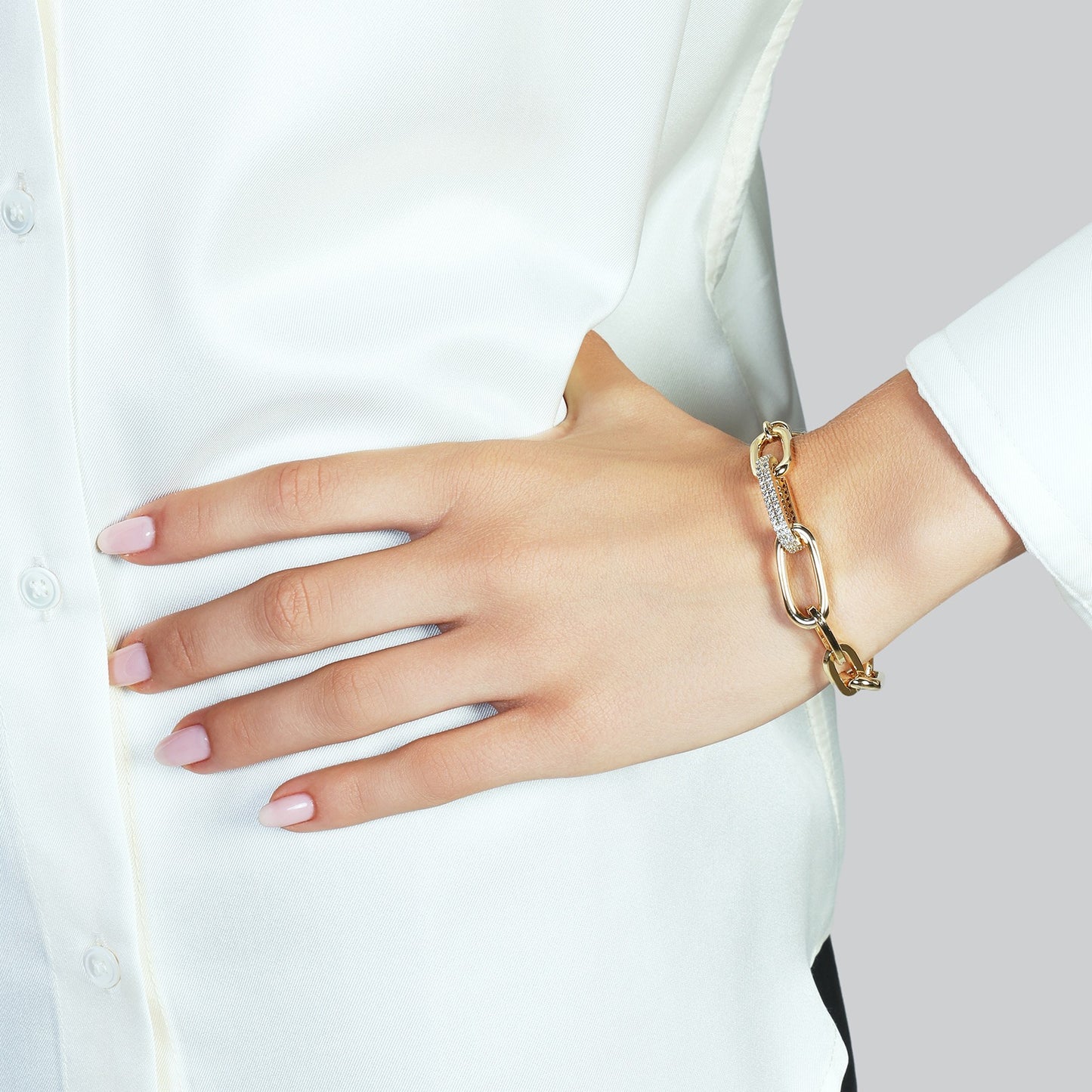 Bracciale Donna Catena con Zirconi Unoaerre - 000EXB5394000