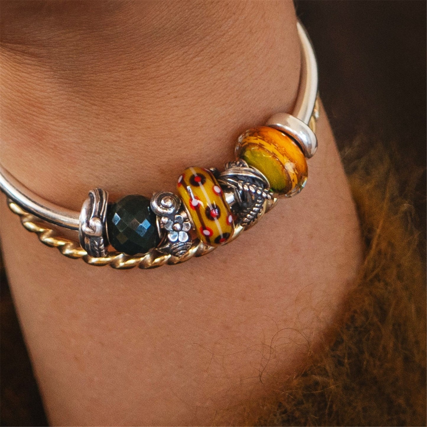 Chiocciole tra i Fiori Trollbeads - TAGBE-10288