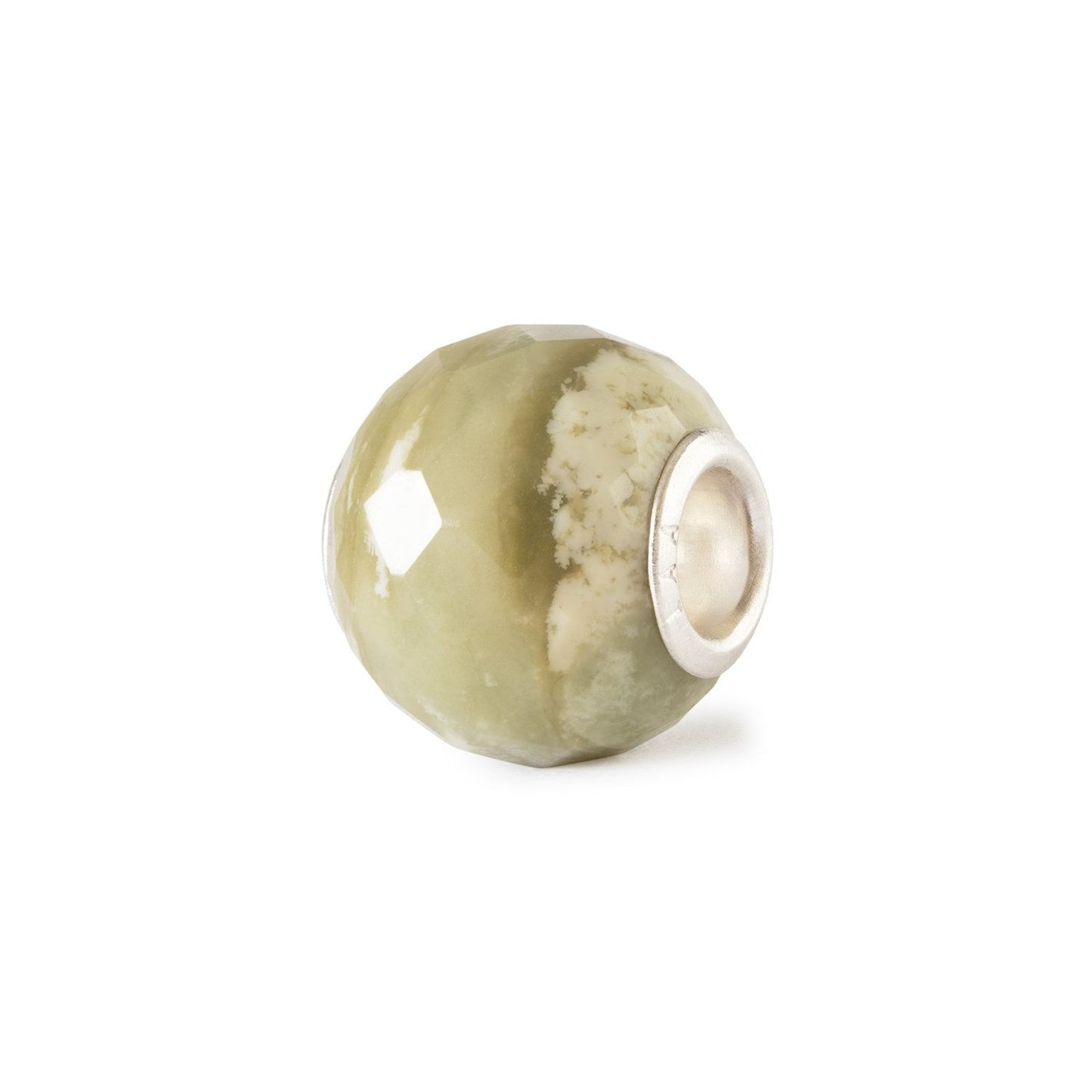 Calcite Giallo-Verde Rotonda Sfaccettata Trollbeads - TSTBE-00047