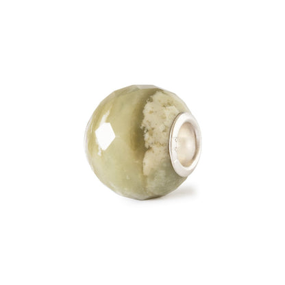 Calcite Giallo-Verde Rotonda Sfaccettata Trollbeads - TSTBE-00047