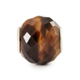 Occhio di Tigre Giallo Rotondo Sfaccettato Trollbeads - TSTBE-00041