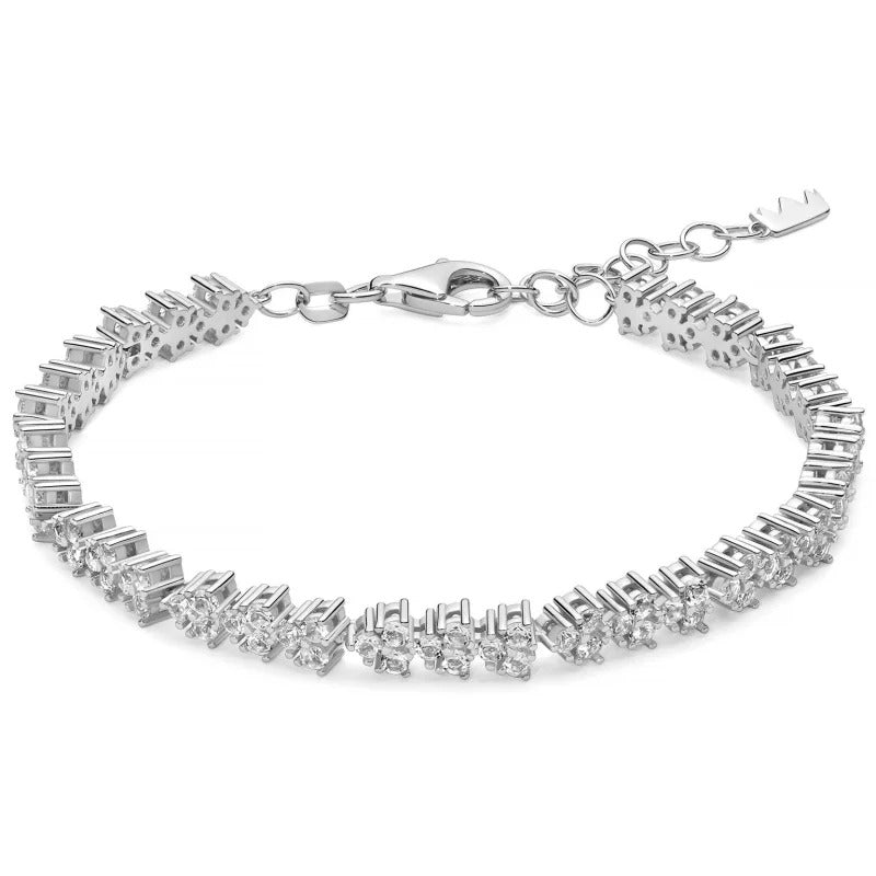 Bracciale Tennis Donna Miluna Unica Neve - BRD1196