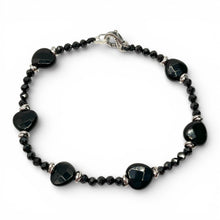 Bracciale Spadarella Cuori e Perline di Onice - SPBR761 -