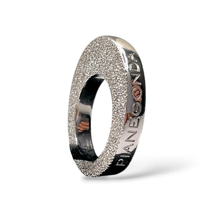 Anello Donna Argento Lucido e Sabbiato - AA10411
