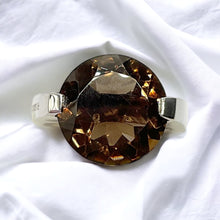 Anello Donna con Quarzo Fumè in Argento - AA010424
