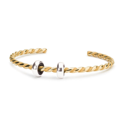Bangle a Spirale Placato Oro Trollbeads - TGPBA-00007