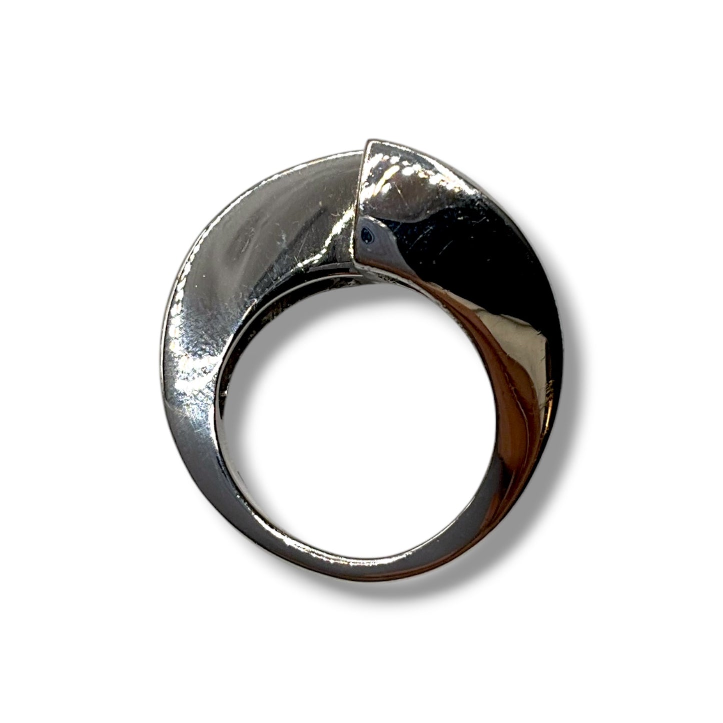Anello Donna Argento Lucido o Sabbiato Incrociato - AA10404