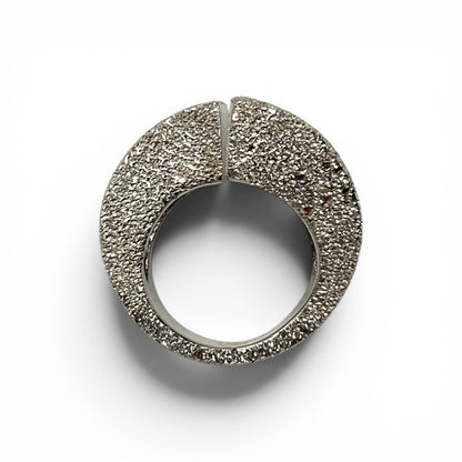 Anello Donna Argento Lucido o Sabbiato Incrociato - AA10404