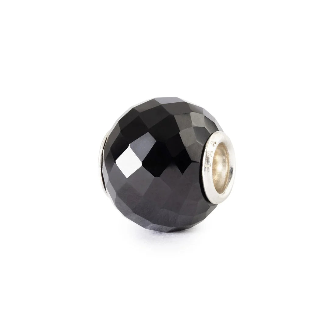 ONICE NERO SFACCETTATO ROTONDO TROLLBEADS TSTBE-00054
