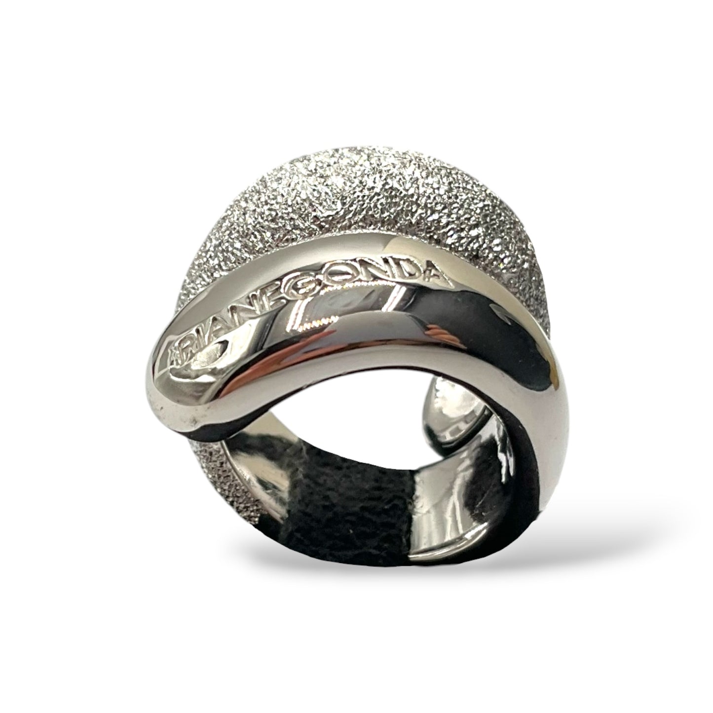 Anello Donna Argento Lucido Satinato Spirale - AA010041