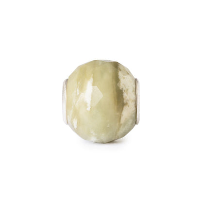 Calcite Giallo-Verde Rotonda Sfaccettata Trollbeads - TSTBE-00047